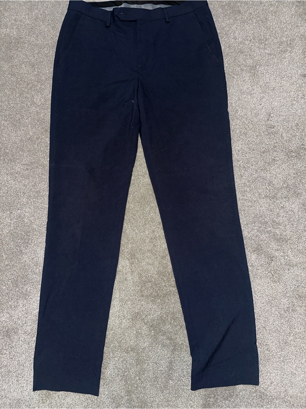 Calvin Klein Navy Chinos - Slim Straight